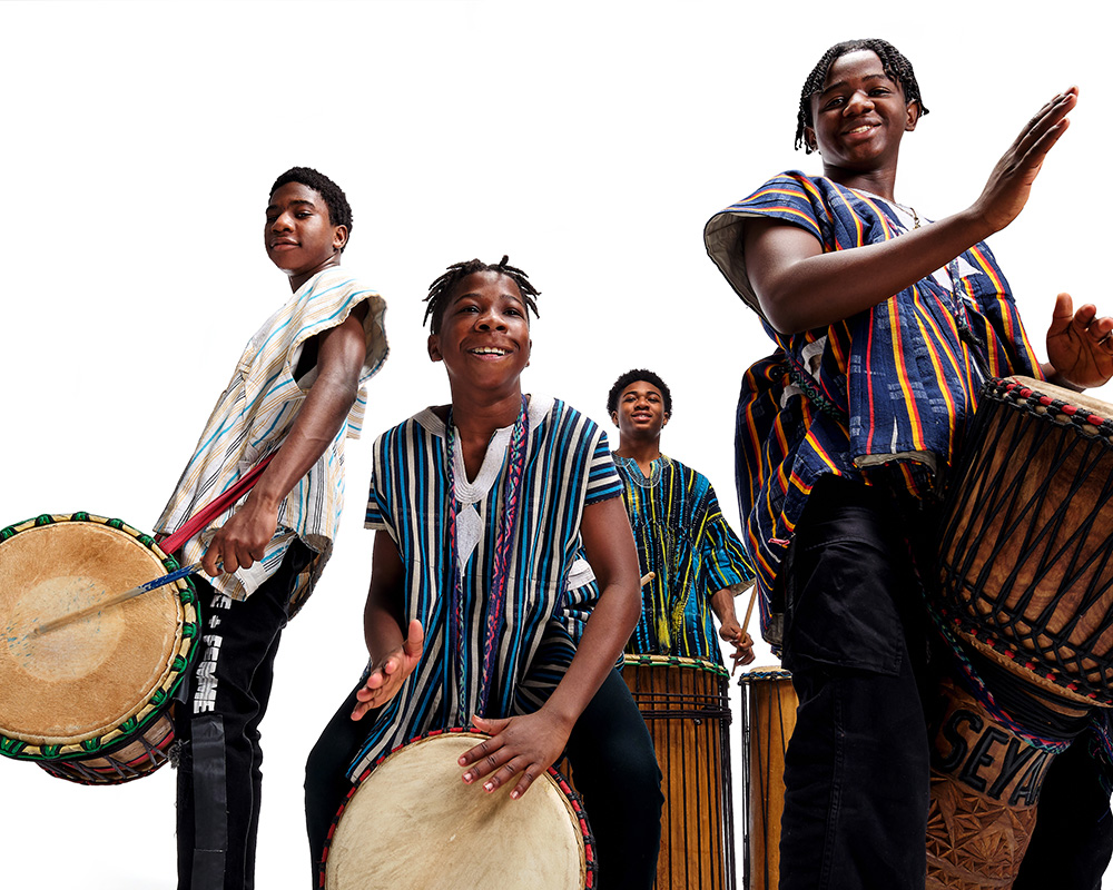 Asase Yaa School of the Arts Drummers