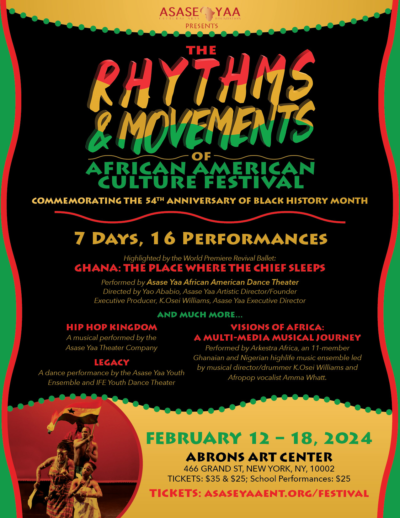 The Rhythms & Movements of African American Culture Festival