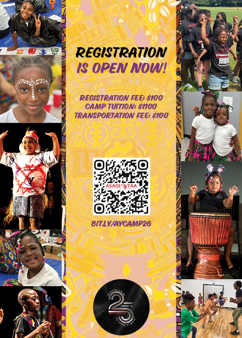 2026-Arts-Camp-5x7-Flyer-v3-2 2026 Asase Yaa Children's Summer Art Camp